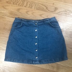 TOPSHOP Denim mini skirt